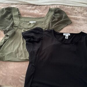 Calvin Klein business casual tops.
